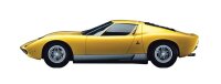 1:72 Lamborghini Miura - Modellset für Beginner