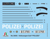 VW Golf Polizei