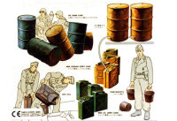 German and US Jerry Cans Set