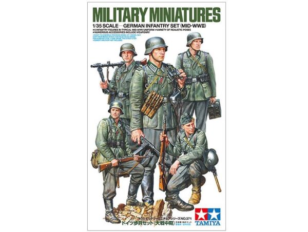 1/35 German Infantry Set (Mid-WWII)