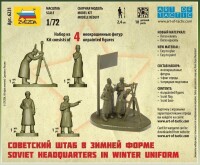 1/72 Soviet Headquarters in Winter Uniforms