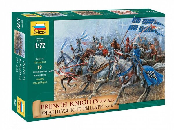 1/72 French Knights and Cavalry, 15 Century