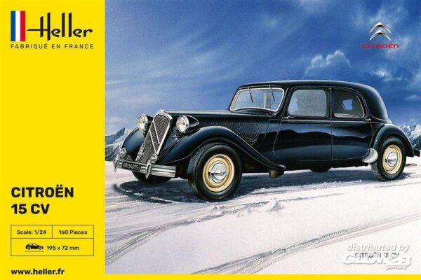Citroen Traction Avant 15 CV 1:24 Heller 80763