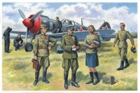 Sowjetische Piloten und Bodenpersonal 1943 - 1945