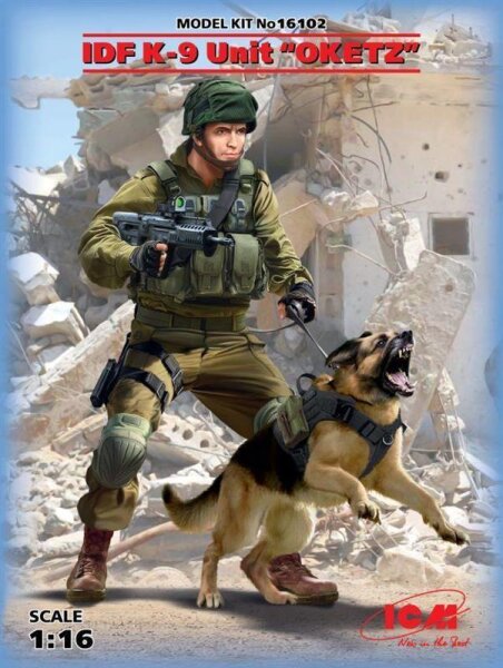 1/16 IDF K-9 Unitz "OKETZ" with Dog