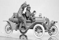 Model T 1914 Firetruck with Crew