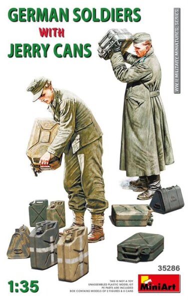 German Soldiers woth Jerry Cans