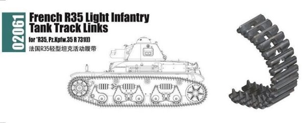 1/35 French R35 Light Infantry Tank Track Links