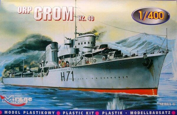 1/400 ORP "Grom" wz.40 Polish Destroyer WWII