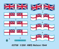 1/200 HMS Nelson 1944