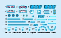 1/700 HMS Westminster (F237d) Type 23