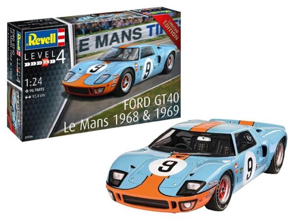 1/24 Ford GT40 Le Mans 1968 & 1969