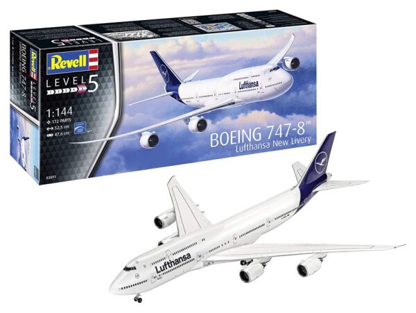 1/144 Boeing 747-8 Lufthansa "New Livery"