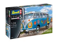 VW T1 Samba Bus Flower Power