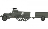 1/76 M3A1 Half Track + 1-ton Trailer