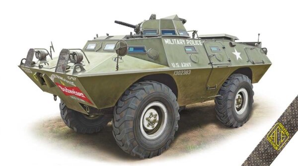 XM-706 E1 Commando Armored Car (V-100) in 1:72