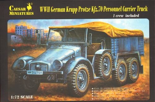 thumbnail image 2 of Tamiya 1:35 Scale WWII Krupp Protze Personnel Carrier Model Kit With 3 Figures 2 of 13