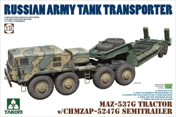 MAZ-537G Tractor with CHMZAP-5247G Semi-trailer