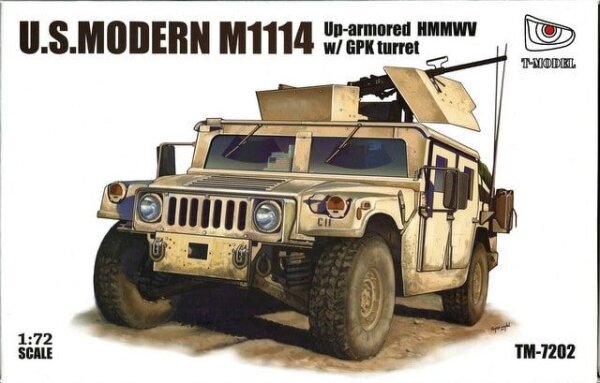 1/72 US Modern M1114 - Up-Armored HMMWV (GPK-Turret)