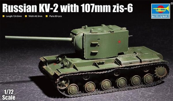 Russian KV-2 with 107 mm ZiS-6
