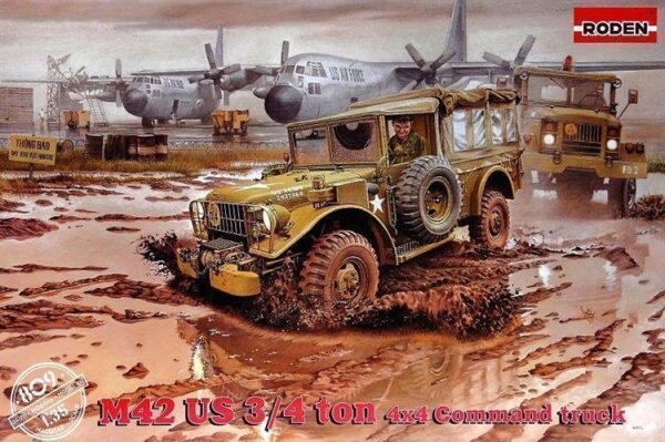 1/35 Dodge M42 US 3/4 ton 4x4 Command Truck