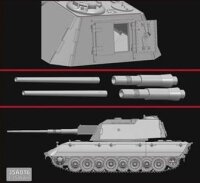 Flakpanzer E-100 - 8,8cm Flakzwilling
