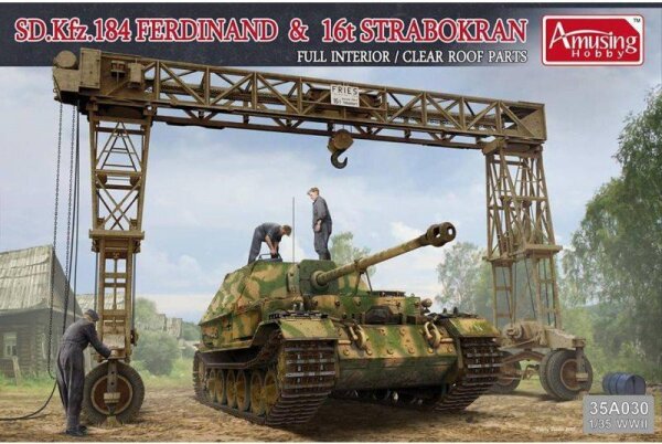 Sd.Kfz.184 Ferdinand & 16t Strabokran