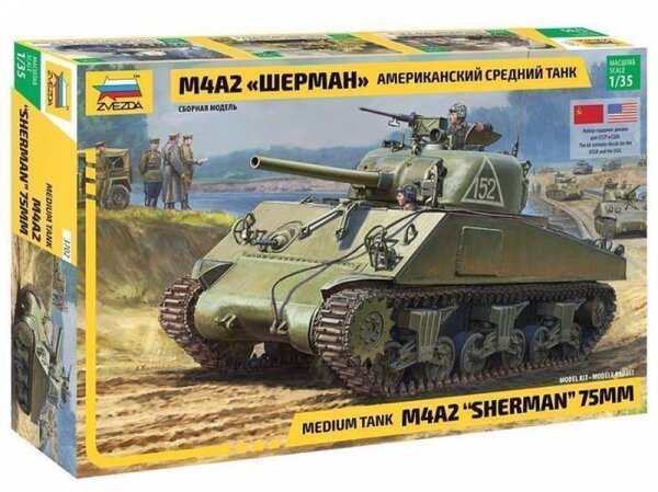 1/35 M4A2 Sherman 75 mm