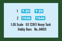 US T29E1 Heavy Tank