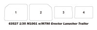 1/35 M1001 w/M790 Erector Launcher Trailer