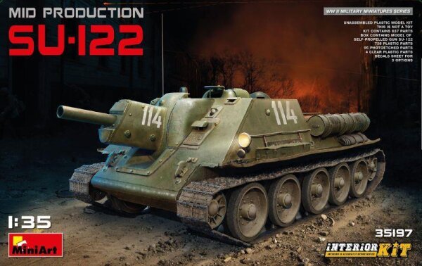 Su-122 mittlere Produktion - Interior Kit -