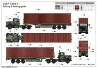 M915 Tractor + M872 Flatbed Trailer + 40ft Container