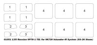 Russian 9P78-1 TEL for 9K720 Iskander-M System