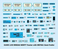 1/35 M983A2 HEMTT Tractor with M870A1 Semi-Trailer
