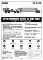 1/35 M983 Tractor with AN/TPY-2 X Band Radar