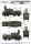 1/35 Russian 72V6E4 Combat Unit of 96K6 Pantsir-S1 ADMGS w/RLM SOC S-band Radar