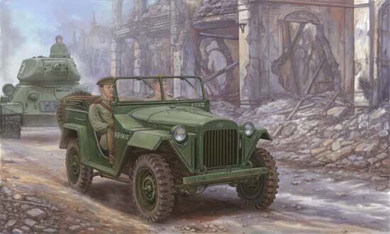 Soviet GAZ-67B Military Vehicle