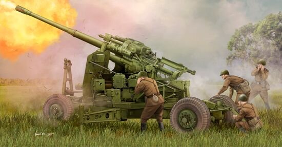 Soviet 100mm Air Defense Gun KS-19M2