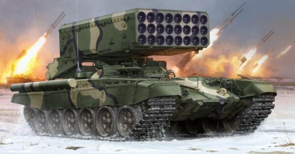 Russian TOS-1A Multiple Rocket Launcher