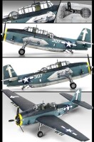 1/48 Grumman TBM-3 Avenger "USS Bunker Hill"