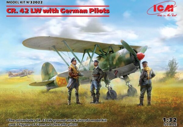 1/32 Fiat CR.42 LW with German Pilots