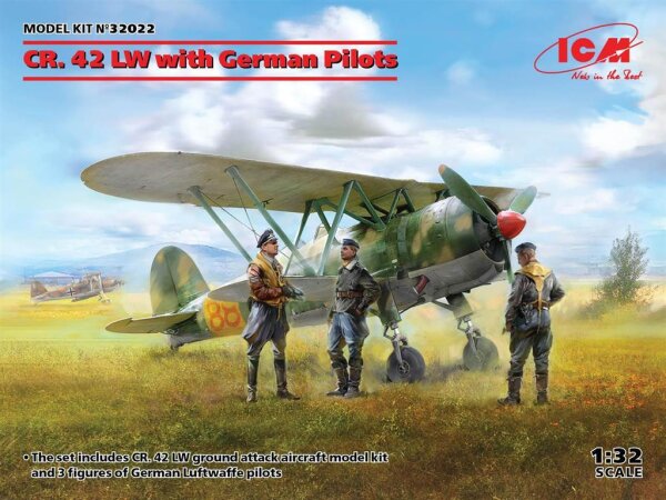 Fiat CR.42 LW with German Pilots