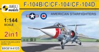F-104B/C/ CF-104 /CF-104D "American Starfighters"