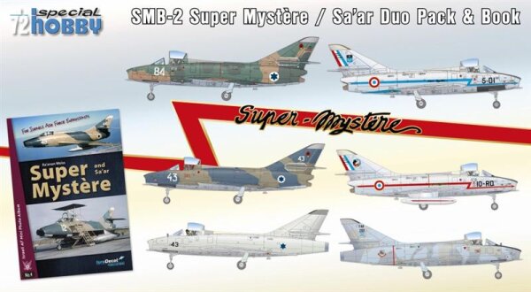 1/72 SMB-2 Super Mystere/Sa’ar Duo Pack & Book