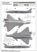 Chinese J-20 Mighty Dragon (Prototype No.2011)