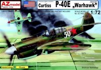 Curtiss P-40E Warhawk" (4x decal versions)"