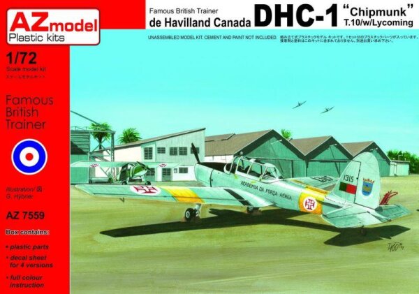 1/72 De Havilland Canada DHC-1 Chipmunk T.10 with Lycoming Engine