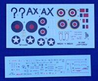 Messerschmitt Bf-109F-4 Captured" RAF + USAAF"