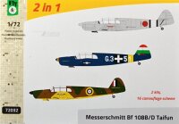 Messerschmitt Bf-108 B/D Taifun - Doppelpack