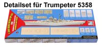 1/350 Schlachtschiff Bismarck 1941 - Detail Up Set